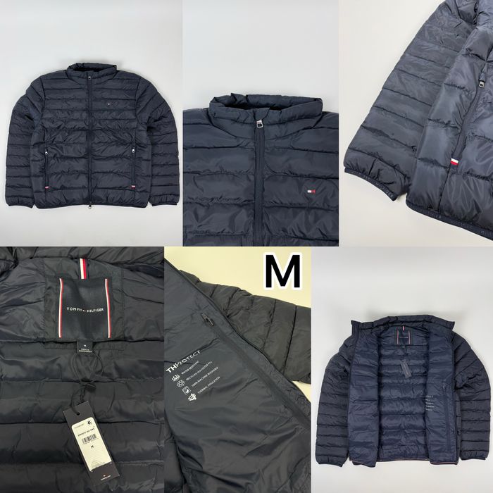 ОРИГІНАЛ куртка Tommy Hilfiger мікропуховик чоловіча чорна М Л пуховик
