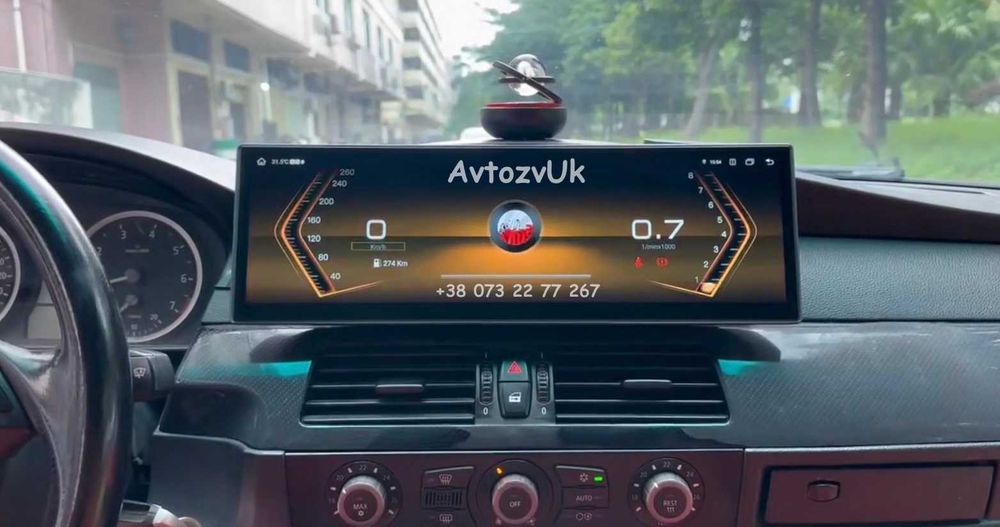 Дисплей BMW 5 е60 е61 е62 e63 е60 е64 е90 магнітола CarPlay Android 15