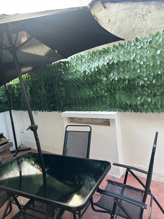 Conjunto de mesa de jardim