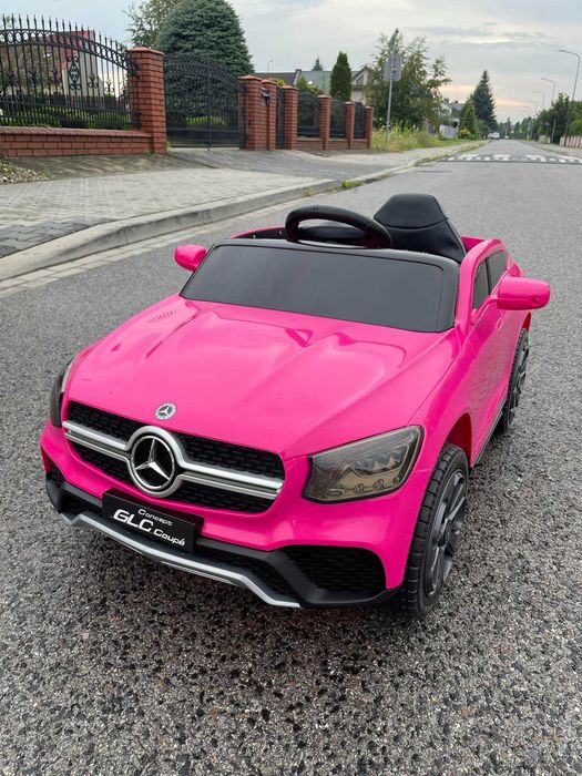 Samochód na akumulator Mercedes GLC 2×45 Watt Miękkie koła Pilot Skóra