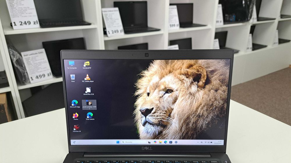 Lekki Laptop Dell Latitude 7390 i5-8gen 8GB 256SSD IPS FHD WIN11 Kl. A