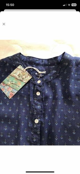 Жіноча блуза індиго