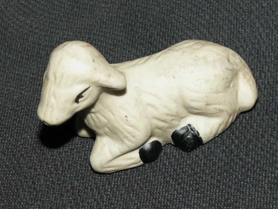 Owca - Owieczka -  Owieczki leżące Baranek do szopki 11 - 13 cm Szopka