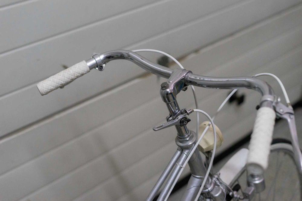 Rower Capriolo Retro Vintage Damka 27 Przerzutki biało srebne