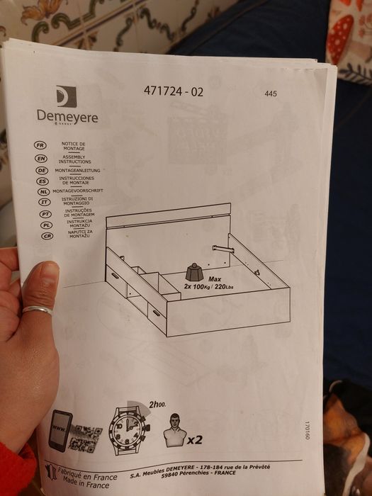 Cama Michigan c/gavetões