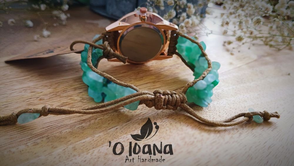 Zegarek handmade awenturyn