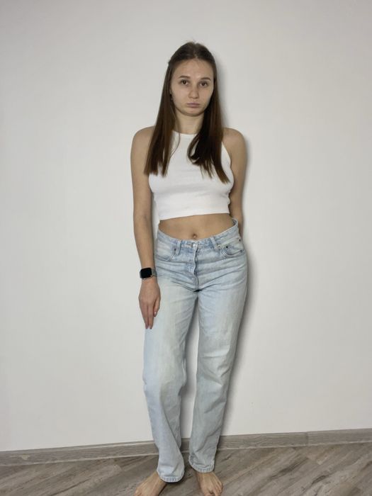 Джинси світлі від Зара по бірці S