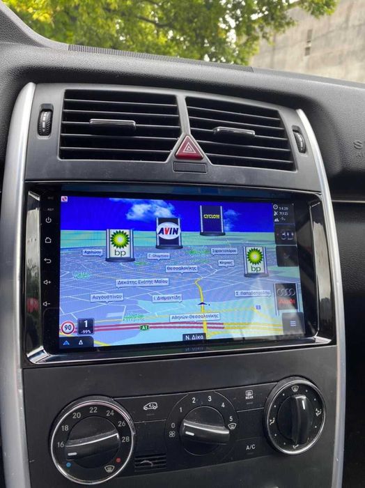 Rádio 2DIN 9" [4+64GB] MERCEDES • A180 (W169) • B180 (W245) • Android