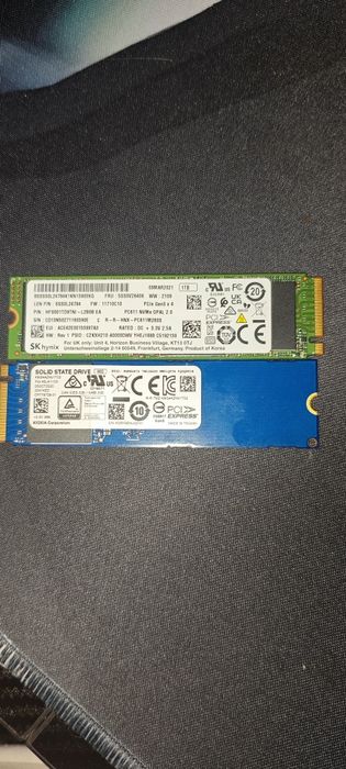 Продам NVMe SSD 1TB — SK Hynix, WD SN730, Kioxia (5 шт.)