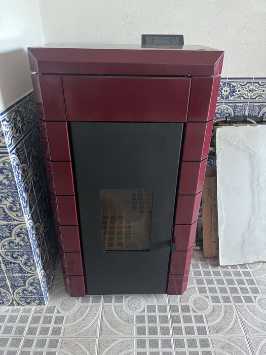 Salamandra a pellets 17kw- Quase Nova