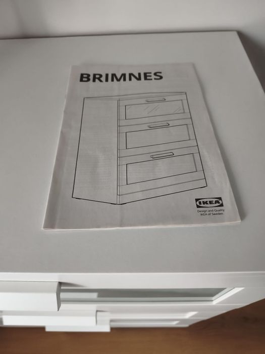 Cómoda IKEA BRIMNES 3 Gavetas – Como Nova