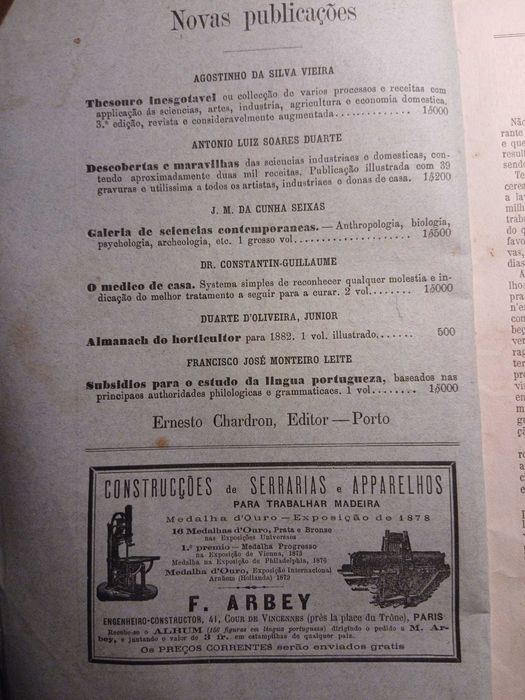 O Agricultor do Norte de Portugal (Volume IV, n 9) 1881