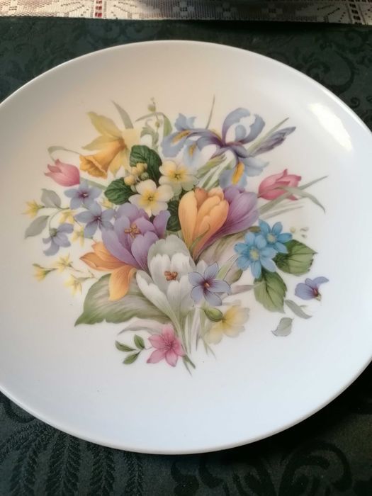 Kaiser - talerz kolekcjonerski kwiaty