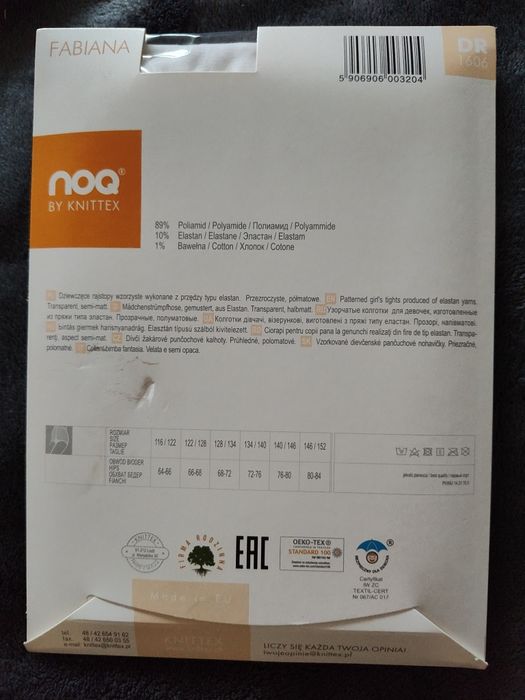 Rajstopy dziewczęce 140/146