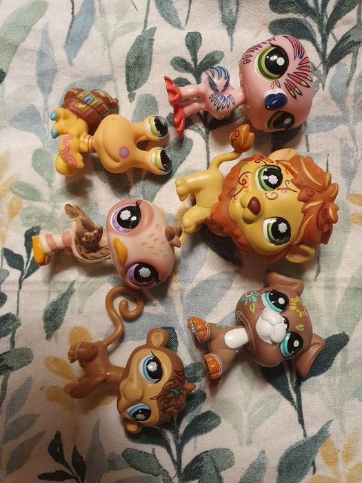 Lps littlest pet shop postcard zestaw pocztowkowy lew bokser