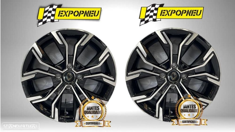 Jantes 15ʺ 4x100 (para renault)