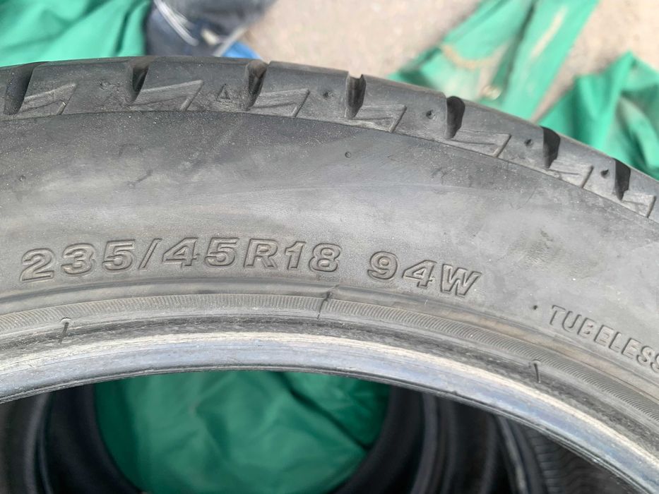 235-45-R18 BRIDGESTONE TURANZA 4штуки  резины GERMANY 2023