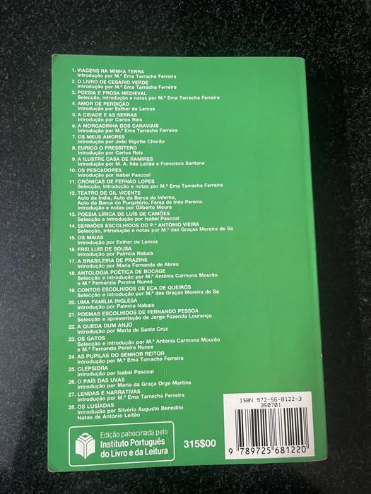 Livro Viagens na minha terra