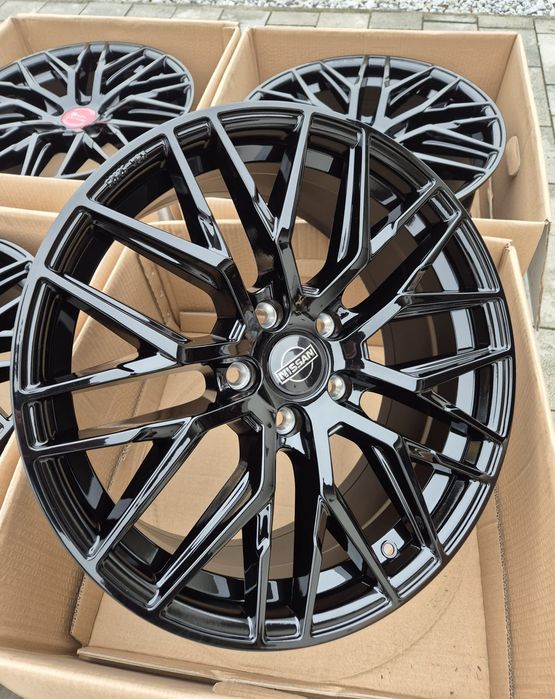Felgi 18" 5x114,3 Nissan Renault Mitsubishi Hyundai Nowe Czarne TPMS | #RS4