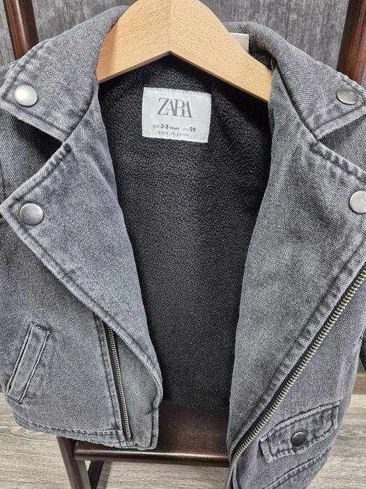 ZARA Джинсова тепла куртка для дівчинки  98см