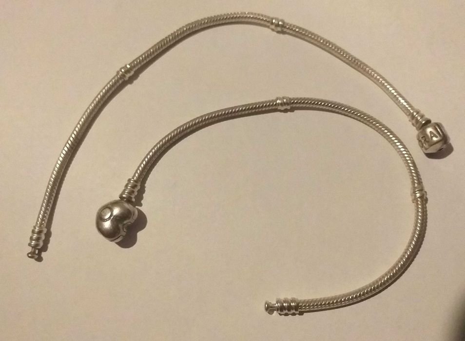 Bransoletki Pandora srebro 925.