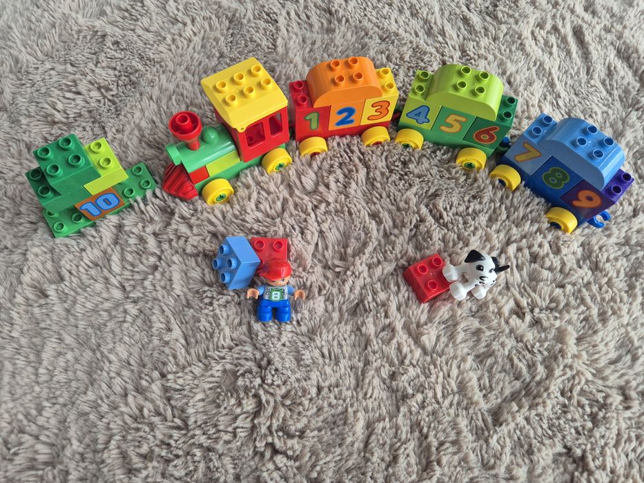 Lego Duplo pociąg cyferki od 1 do 10