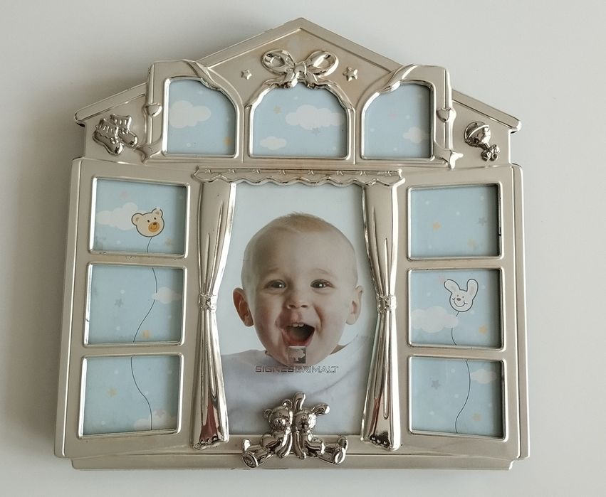 Moldura para fotos forma de casa