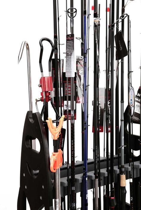 Stabilna Podpórka na 16 Wędek Dla Rybaka Stojak Wędkarski