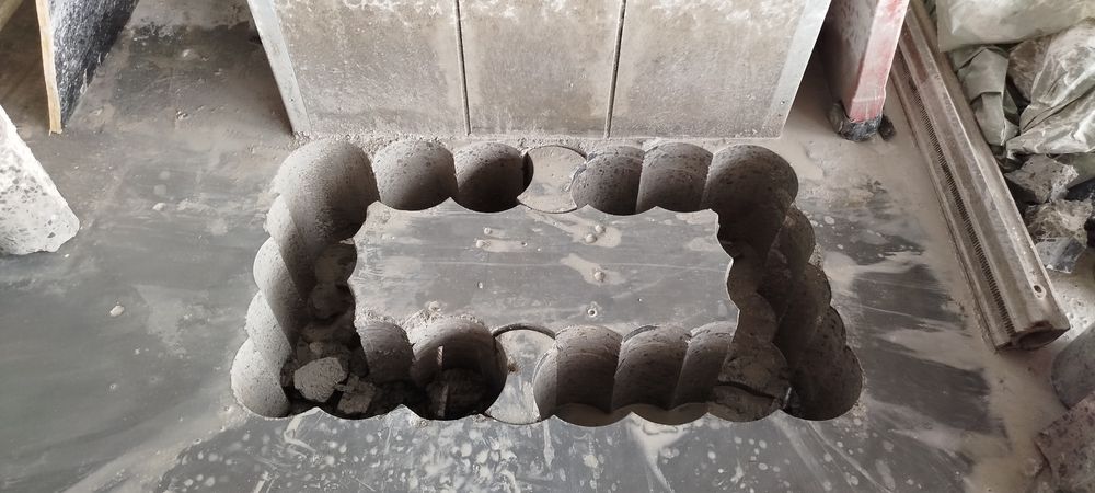Wiercenie diamentowe , wiercenie w betonie , pustaku cegle