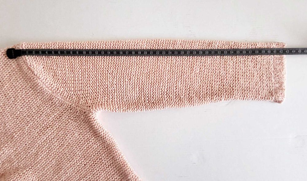 Papaya lekki sweter pastelowy jasnoróżowy XS 34