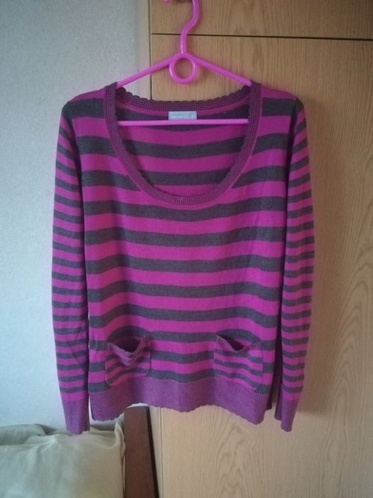 Sweter, sweterek w paski