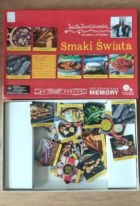 Gra edukacyjna memory Smaki świata