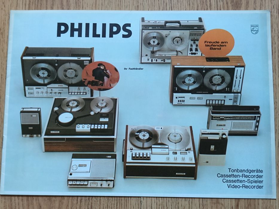 Stara Gazetka Philips Stare Czasopismo Sprzęt Elektroniczny Vintage