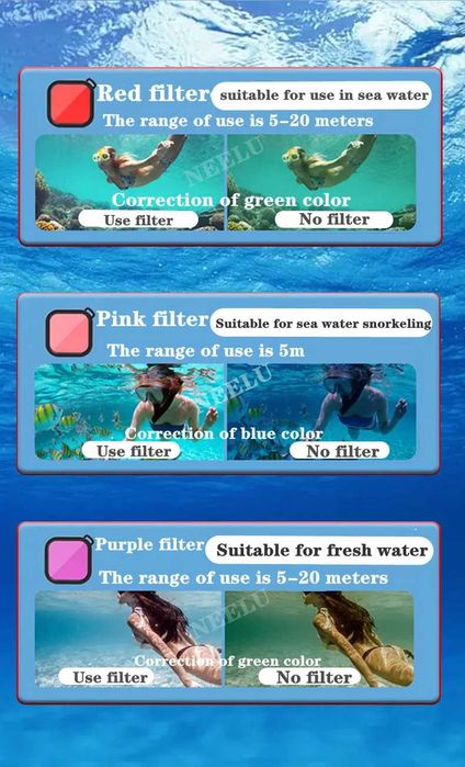 Caixa estanque para DJI OSMO Action 5, 4 e 3 nova