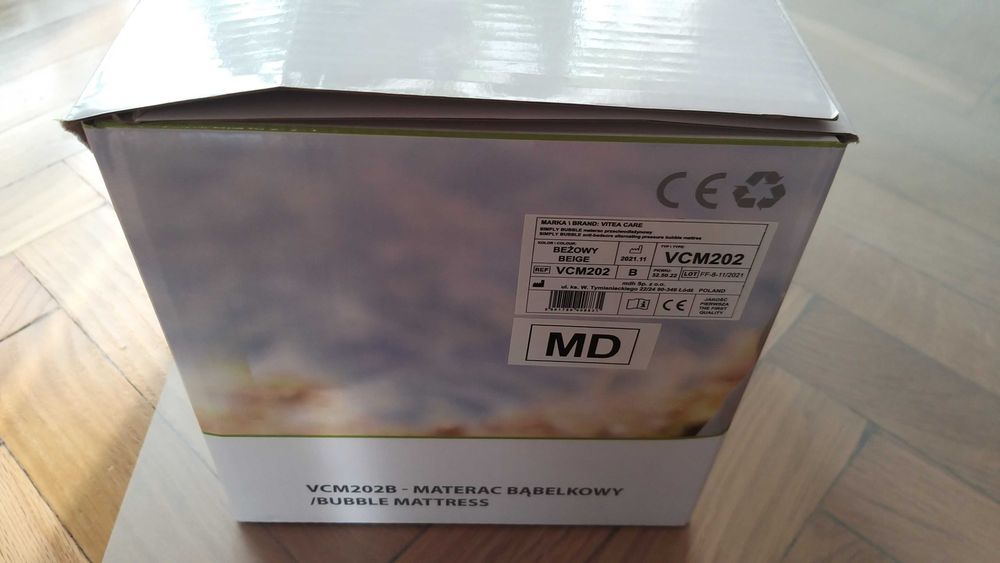 Materac na łóżko przeciwodleżynowy Vitea care nowy