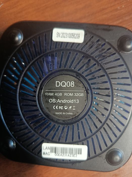 ТВ-приставка Smart TV DQ08 4/32GB 8K Android 13 Black