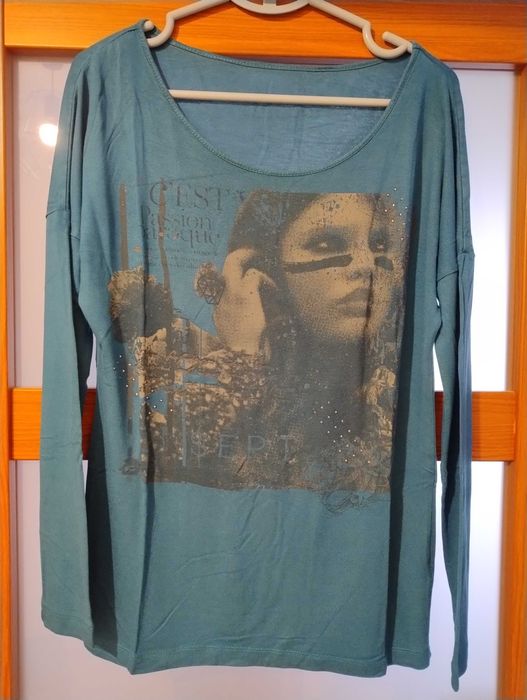 Bluzka damska z aplikacją r. M/L