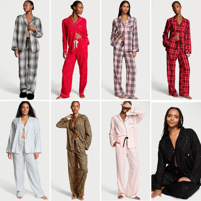 Піжама Victoria’s Secret довгий та короткий рукав різні кольори сатин