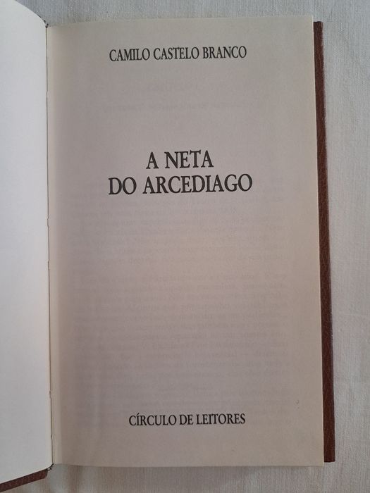 A neta do arcediago- Camilo Castelo Branco