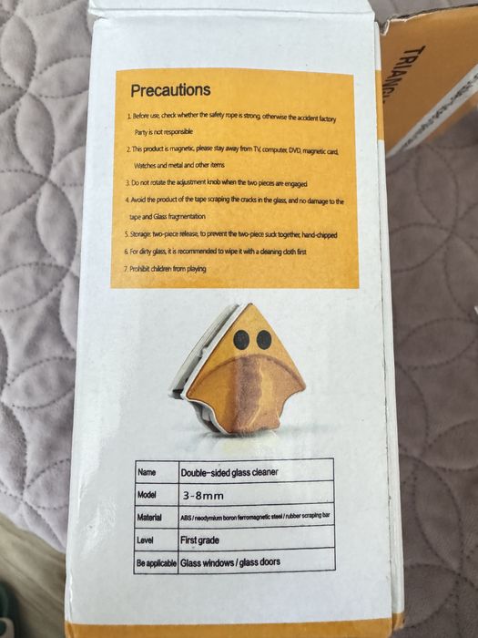 Magnetyczna myjka do szyb Magnetic Window Cleaner 3-8 mm