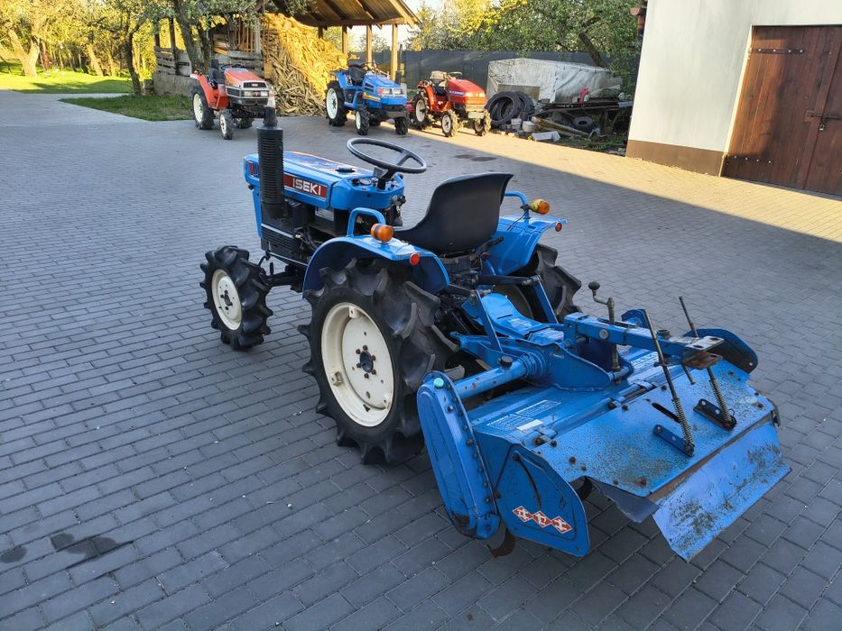 Mini Traktorek Iseki TX155 15km 3cylindry 4x4 z glebogryzarką 110cm Orginal
