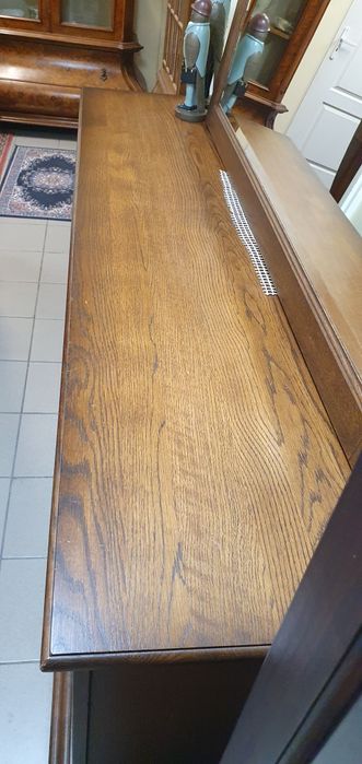 Dębowa komoda z lustrem
