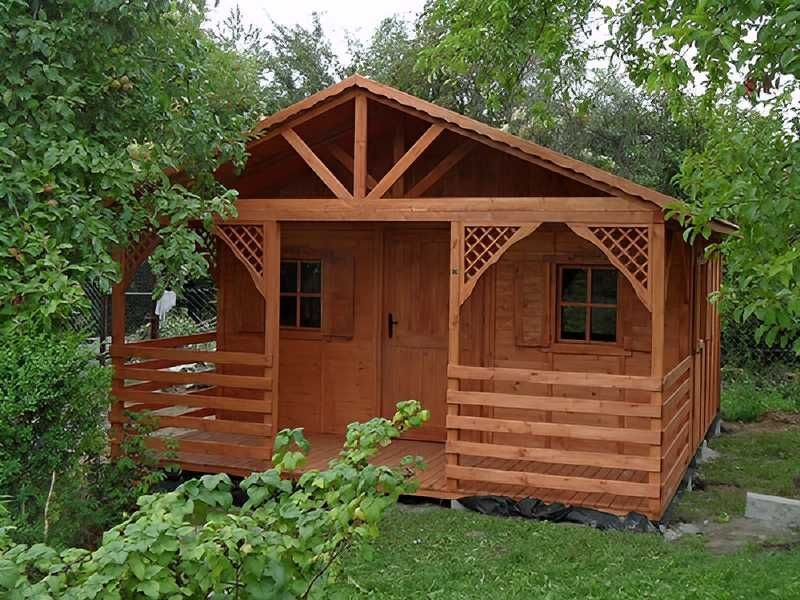 DOMEK JAŚ 4,5x4,5m Impregnowany +Podłoga +Taras Dach 2-spad Producent