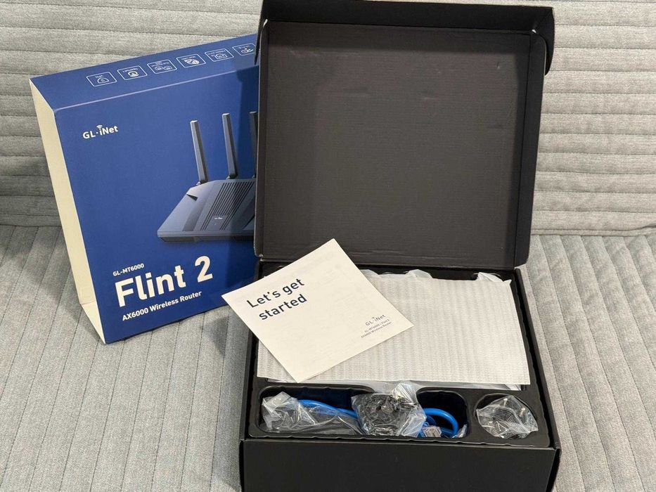 Roteador WiFi 6 GL.iNet GL-MT6000 (Flint 2)