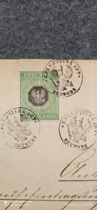 Dokumenty Historyczne , Notarialne NEURODE ( Nowa Ruda )1878r.