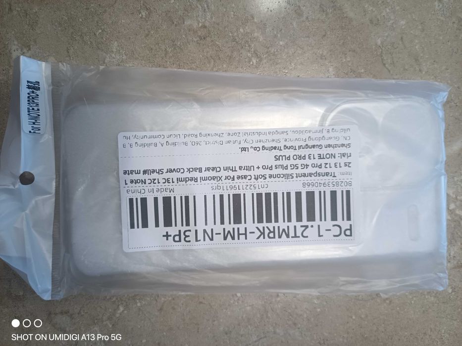 Etui przezroczyste Redmi Note 13 pro+ 5G