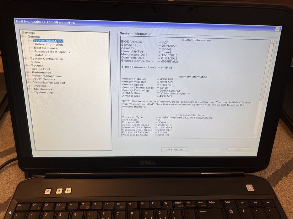 Ноутбук с Европы делл Е5530