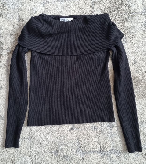 Sweter damski czarny S