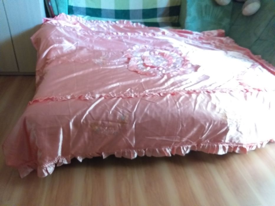 Покрывало атлас велюр
