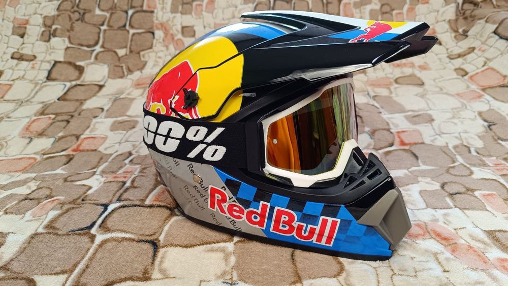 Шолом захисний шлем фулфейс Red Bull захист голови: 2 100 грн ...